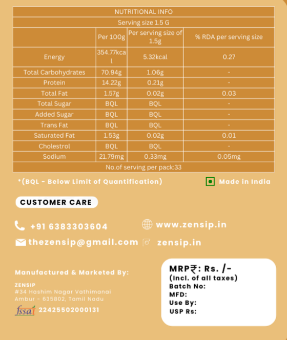Butterscotch 100% Arabica Instant 50gm
