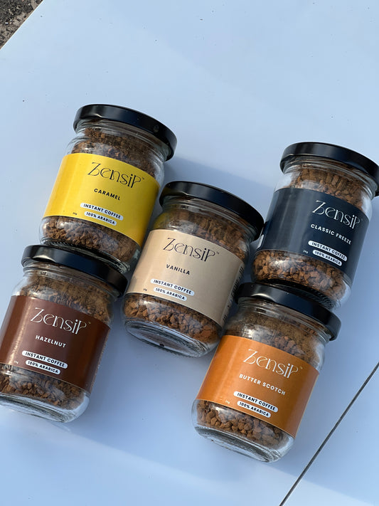 25gm Pack Of 5 (Classic Freeze,Vanila, Caramel, Hazelnut, Butterscotch)